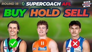 AFL Supercoach 2024 | Round 18 Buy, Hold, Sell and Captain's Choices