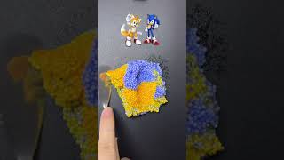 Sonic or Tails #colormixing #sonic #mixandmatch #oddlysatisfying