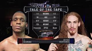 JJ Redmond vs Brynn Heathcock Caged Aggression XXXVII “Path to Glory”