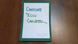 Canzone  ECCO CARLETTO