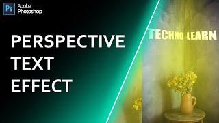 Perspective Text Effect In Photoshop cc | Photoshop Tutorial