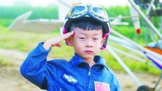 Son of "Eagle Dad", Five-year-old Boy Pilots A Plane