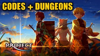 (CODES) DUNGEONS | Project Slayers (LIVE)