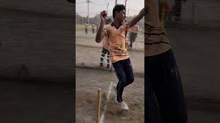 Fast Bowlers In Nets At Abdul Qadir Cricket Academy