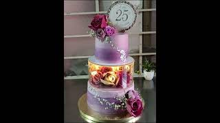 Anniversary cake design #trend #cake #baker #viral #trending #ytshorts @cakeoclock9