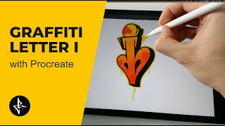 How to draw Graffiti Letter I with Procreate - Graffiti Empire