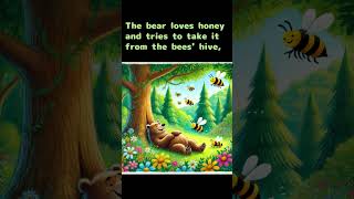 【Picture book】  Bear and the Bees #35 #shorts