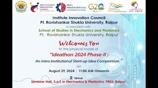 IDEATHON Phase II  | Q-4 Activity | PRSU IIC | 29-August-2024