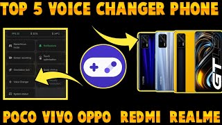 TOP 5 VOICE CHANGER PHONE|| VIVO OPPO REDMI REALME POCO SAMSUNG _ 😍 @RaiStar