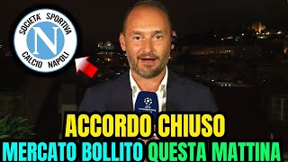 BOMBA DEL MERCATO DELL'ULTIMO MINUTO! CONFERMATO ORA! OH MIO | NAPOLI OGGI