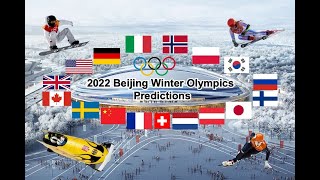 2022 Beijing Winter Olympics Medals Predictions