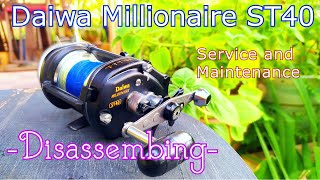 Daiwa Millionaire ST40 - Part 1 Disassembling - Reel service and maintenance -