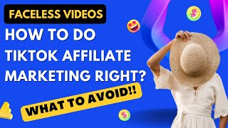 Trying to Do Affiliate Marketing on Tiktok? What to avoid?! #shorts