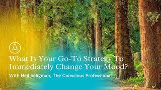 What is Your Go-To Strategy to Immediately Change Your Mood - with Neil Seligman