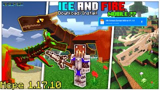 🔥Cách Cài Addon Rồng ICE AND FIRE Mobile ?? Siêu Phẩm 2021 Cho Minecraft Pe 1.17 | KIDING MC