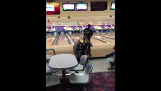 Jason Davis Bowling 300 Perfect Game Batt Family Fun Center 2016 Ball #1 (Hammer Black Widow Legend)