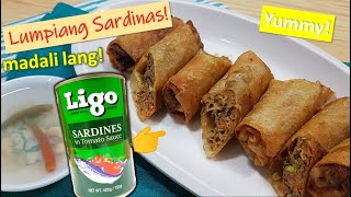 LUMPIANG SARDINAS RECIPE | BUDGET NA ULAM - RECIPE | Tasteit