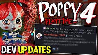 NEW Chapter 4 Info REVEALED Along With DEV Updates & MORE! [Poppy Playtime News]