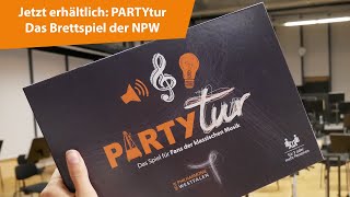 Jetzt erhältlich: PARTYtur - das Brettspiel der NPW