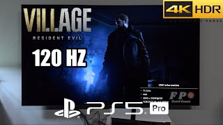 Resident Evil Village PS5 Pro Gameplay With LG Oled TV 4K (Ray Tracing 120HZ)