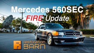 Mercedes-Benz 560SEC - Fire / Restoration Update