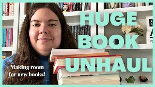 📚 HUGE BOOK UNHAUL 📚 Getting rid of 30 women's fiction, fantasy, romance, arc books for more space!