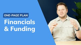 How to Create Simple Financial Projections - One-Page Plan | Part 4