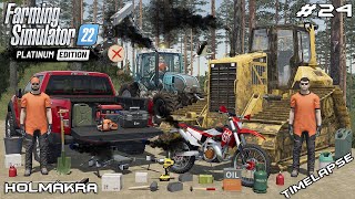 BUILDING NEW LOGGING SITE FOR A YARDER | Forestry ON Holmakra | Farming Simulator 22 | Episode 24