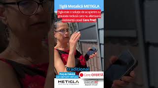 Tigla metalica Metigla- greutate redusa, nu afecteaza rezistenta casei