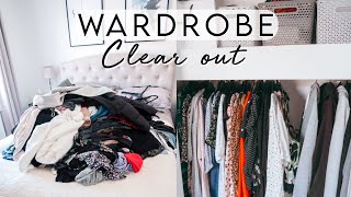 HUGE WARDROBE CLEAROUT | Declutter and Organise my ENTIRE Wardrobe With Me | 2020