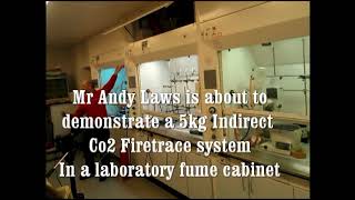 Firetrace Automatic Fire Suppression Fume Cabinet Test