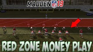 RED ZONE MONEY PLAY | Score on the goal line | Madden 19 Offense