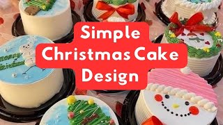 Simple Christmas Cake Designs / Unique ideas for Christmas Cakes