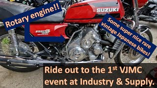 Ride out for the 1st VJMC event at Industry and Supply in Weedon Bec in Northamptonshire