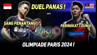 GEGER...!! Ginting Siap Patahkan Mimpi Emas Lee Zii Jia di Olimpiade Paris 2024!