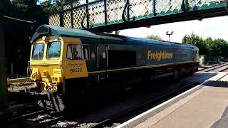 Trains At Trimley station 16/8/23, PACKED OF CLASS 66s | What a Busy day #trimley #class66 #railway