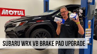 Subaru WRX VB First Track Day: Stock brakes vs Carbotech pads