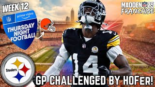 TNF vs Browns! George Pickens Gets Challenged by NFL LEGEND!?  || MADDEN 25 FRANCHISE EP.12