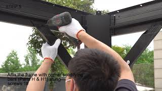 Installation Guide of The Hardtop Aluminum Permanent Gazebo