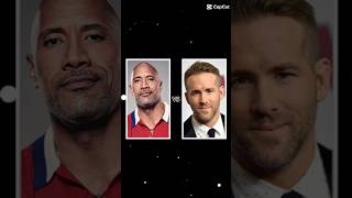 Dwayne Johnson OR Ryan Reynolds??🎭🎥🎬#art #movie #actor #shortsfeed #feed #viralvideo #marvel #cinema