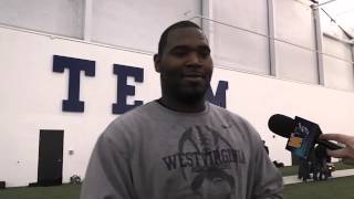 DT Shaq Rowell Post-Workout Interview: 2014 WVU Pro Day