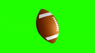 American Football Animation/ Footage Green Screen