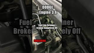 Dodge No Start Broken Fuel Line Retainer Clip!