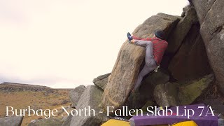 Burbage North - Fallen Slab Lip 7A