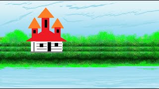 How to draw a scenery in Microsoft Paint