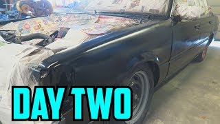 Painting My Car With Cans Part TWO