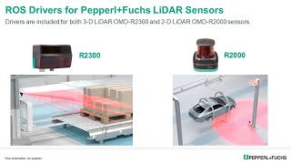 Learn about ROS Drivers for R2000 and R2300 LiDAR Sensors