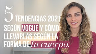 5 tendencias 2021, según VOGUE, y cómo llevarlas según tu tipo de cuerpo