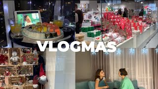 VLOGMAS🎅 // новогодний шопинг, тайный санта, ночевка