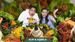 MUKBANG NASI LIWET TUMPENG Feat. ALIF RIVELINO